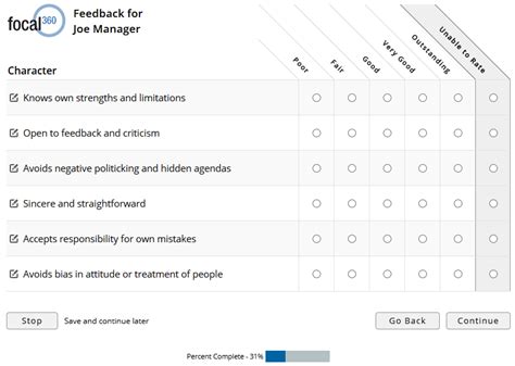 360 degree feedback survey